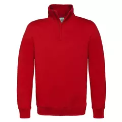 B&C Zip Sweat MG rot 280g